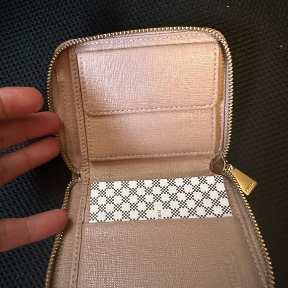 Furla wallet size 4x4.5 in pink. Beautiful condition. - Picture 5 of 6